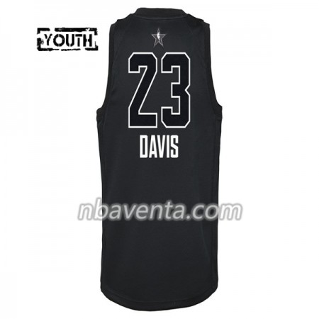 Camiseta Niños New Orleans Pelicans Anthony Davis  23 2018 All Star Jordan Brand Negro Swingman